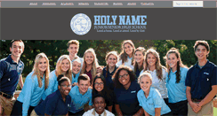 Desktop Screenshot of holyname.net